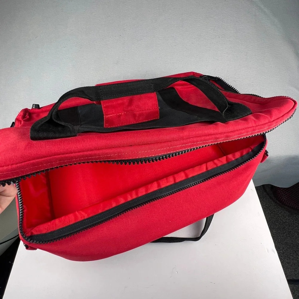 Wenoka Dive-Pac Scuba Gear Bag OS Red Black Vintage Canvas Travel Duffle